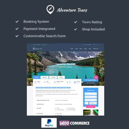 adventure-tourtravel-wordpress Themes